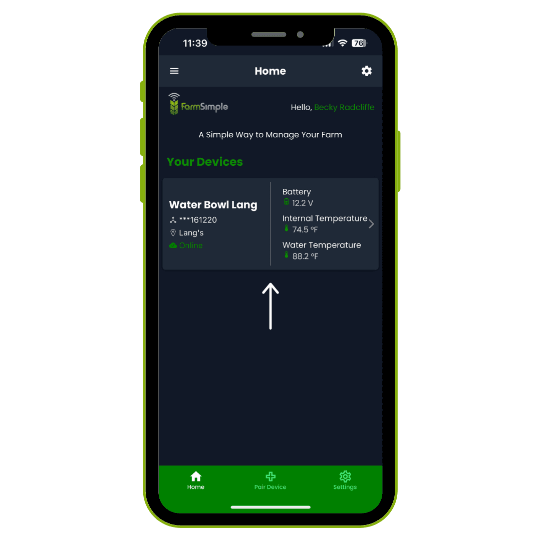 Select Device You Want to Edit